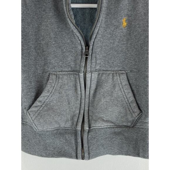 Ralph Lauren Toddler Boy fleece Plaid Hoodie Zip-jacket Size SP 8 (946) - Picture 2 of 7